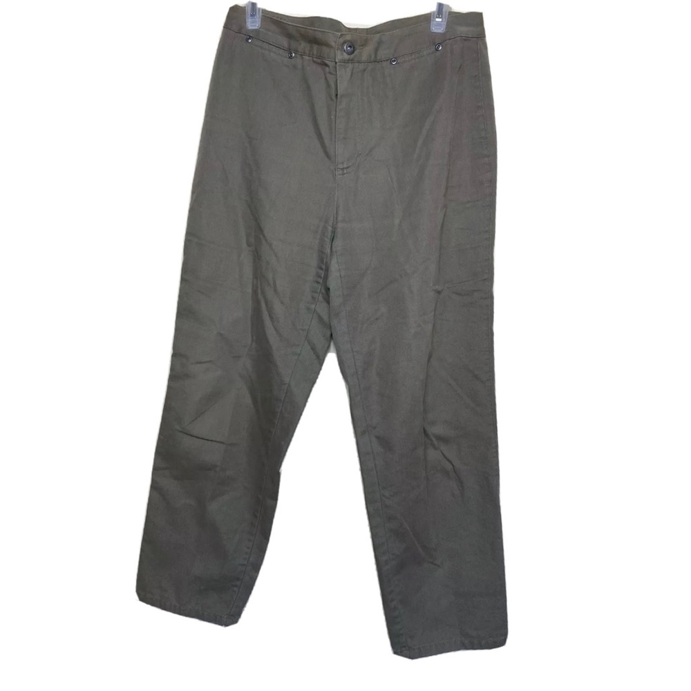 Liz Claiborne Lizwear Jeans Green 12P *defect*
